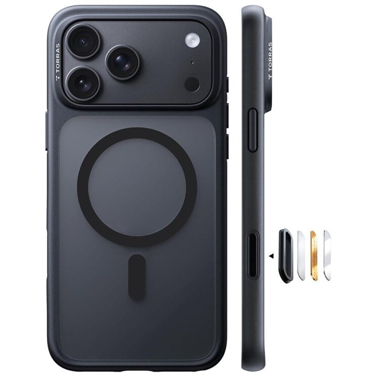 Защитный чехол TORRAS Guardian-Mag (with MagSafe) для Apple iPhone 18 Pro Max - Black (423802B) Защитный чехол TORRAS Guardian-Mag (with MagSafe) для Apple iPhone 18 Pro Max - Black: фото 1 из 10