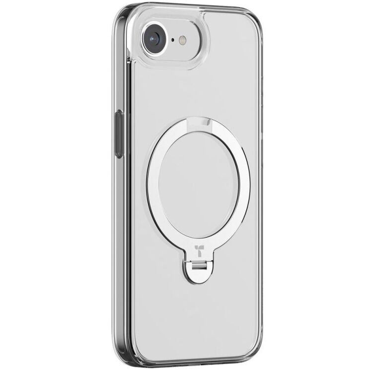 Защитный чехол TORRAS Ostand Spin MagSafe для Apple iPhone 16e - Transparent: фото 1 из 4