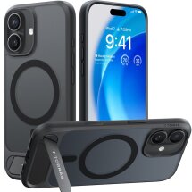 Захисний чохол TORRAS Pstand MagSafe для Apple iPhone 17 - Black: фото 1 з 9