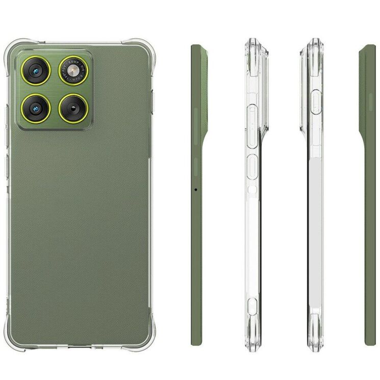 Чохол з посиленими кутами UniCase AirBag для Motorola Edge 70 - Transparent: фото 5 з 5