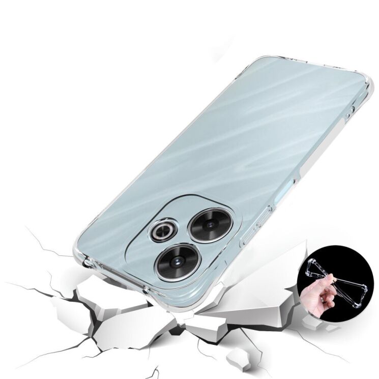 Защитный чехол UniCase AirBag для Xiaomi Redmi 13 - Transparent: фото 2 из 5