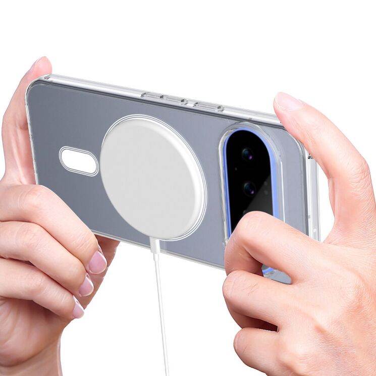 Защитный чехол UniCase AirBag MagSafe для Google Pixel 11 Pro XL - Clear: фото 7 из 8