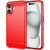 Защитный чехол UniCase Carbon для Apple iPhone 16 - Red: фото 1 из 8