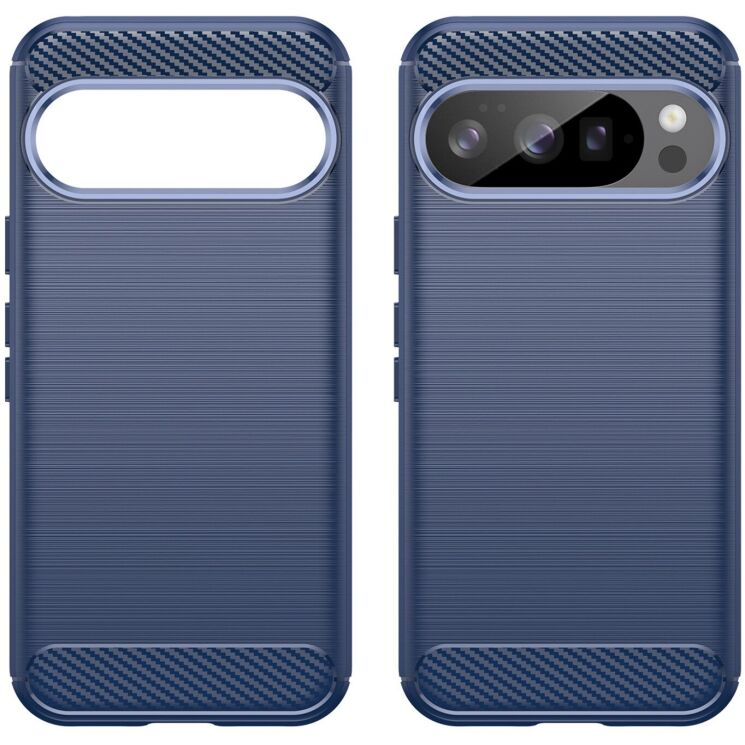 Захисний чохол UniCase Carbon для Google Pixel 10 / 10 Pro - Blue: фото 2 з 8