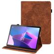 Защитный чехол UniCase Flower Series для Lenovo Tab P11 Gen 2 - Brown (312715Z)