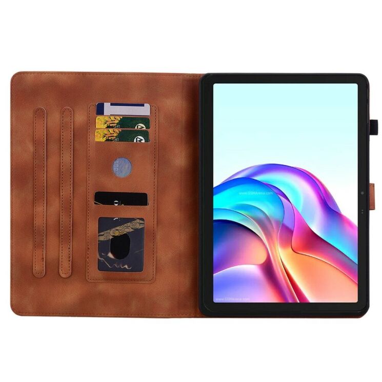 Защитный чехол UniCase Flower для TECNO Megapad 11 - Brown: фото 2 из 7