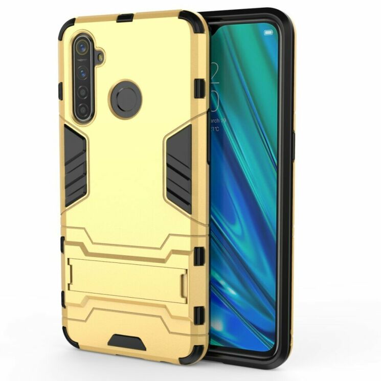 Захисний чохол UniCase Hybrid для Realme 5 Pro - Gold: фото 2 з 6