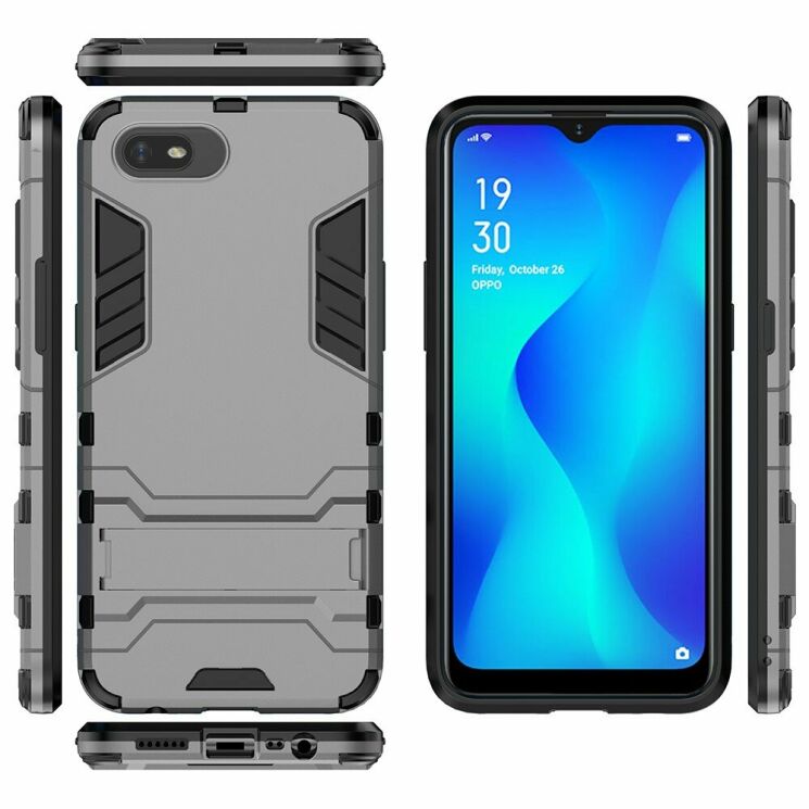 Защитный чехол UniCase Hybrid для Realme C2 - Grey: фото 5 из 7