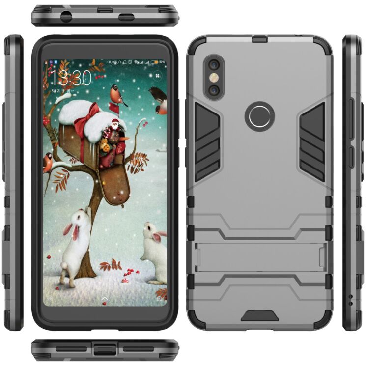 Захисний чохол UniCase Hybrid для Xiaomi Redmi S2 - Grey: фото 4 з 5