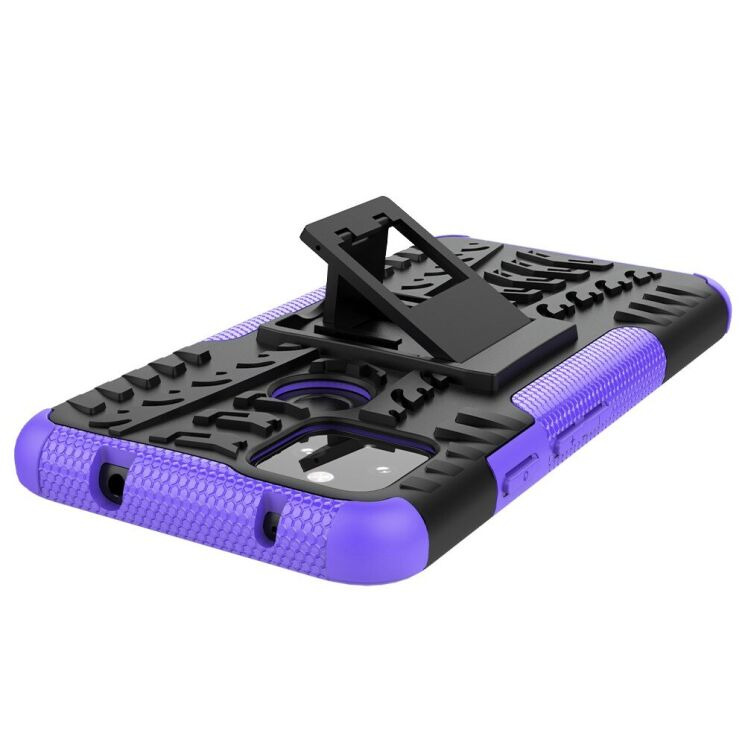 Противоударный чехол UniCase Hybrid X для Google Pixel 4a 5G - Purple: фото 6 из 10