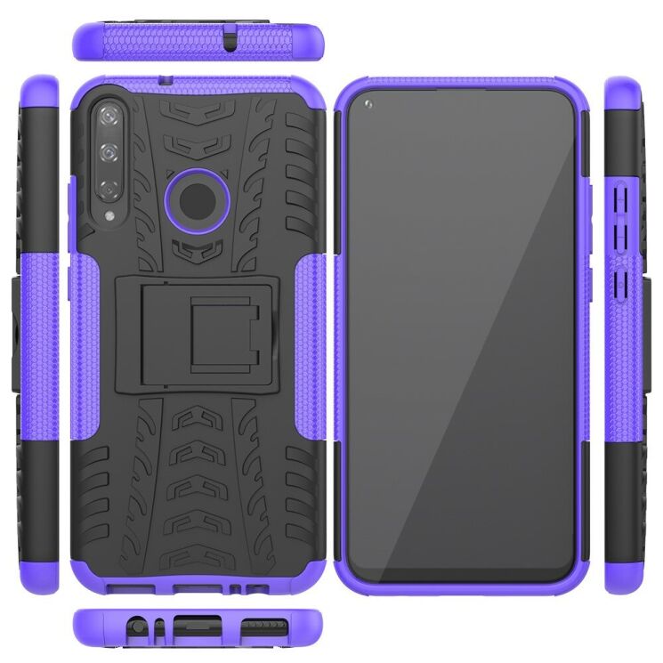 Протиударний чохол UniCase Hybrid X для Huawei P40 Lite E - Purple: фото 3 з 14