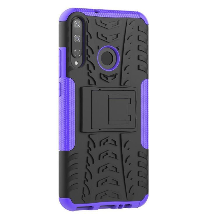 Протиударний чохол UniCase Hybrid X для Huawei P40 Lite E - Purple: фото 6 з 14