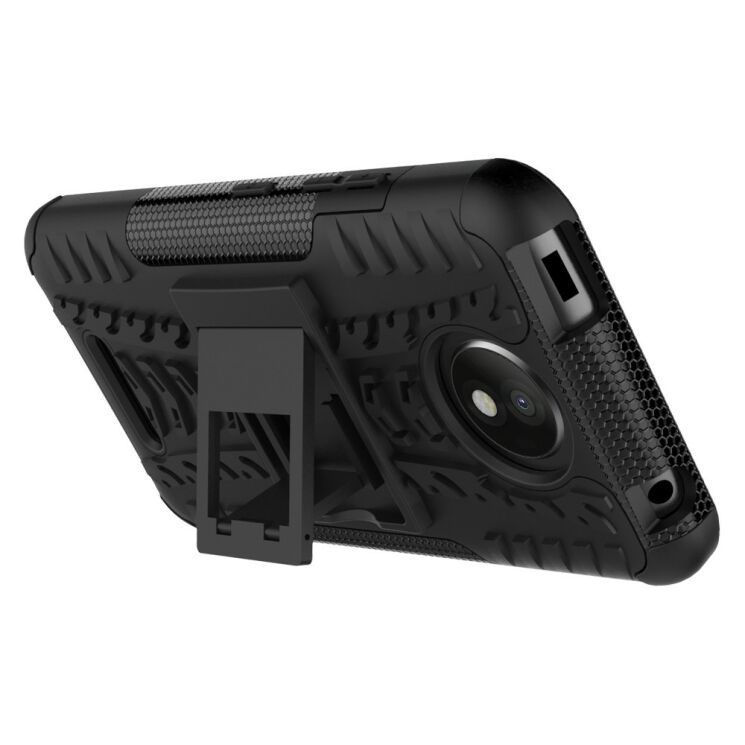 Захисний чохол UniCase Hybrid X для Motorola Moto C Plus - Black: фото 7 з 9