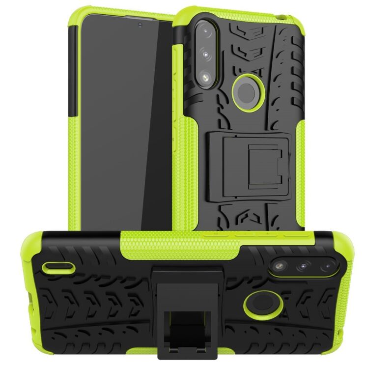 Защитный чехол UniCase Hybrid X для Motorola Moto E7 Power / Moto E7i - Green: фото 1 из 12