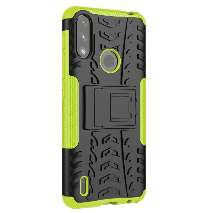 Защитный чехол UniCase Hybrid X для Motorola Moto E7 Power / Moto E7i - Green: фото 9 из 12