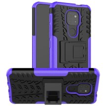 Защитный чехол UniCase Hybrid X для Motorola Moto G9 Play / Moto E7 Plus - Purple: фото 1 из 9