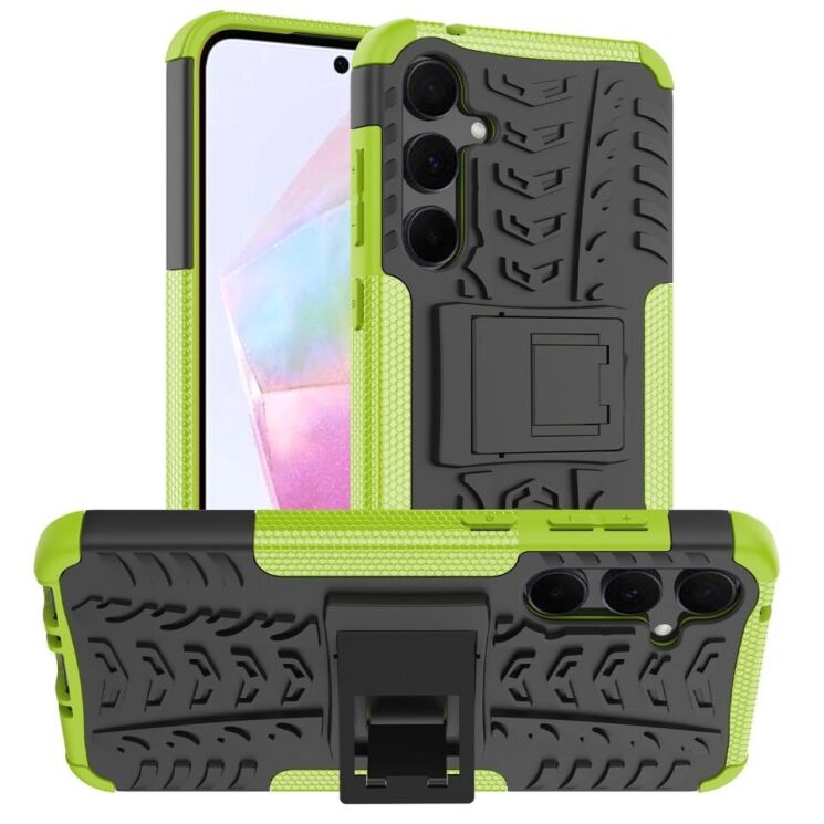 Защитный чехол UniCase Hybrid X для Samsung Galaxy A35 (A356) - Green: фото 1 из 15