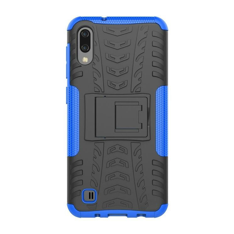 Противоударный чехол UniCase Hybrid X для Samsung Galaxy M10 (M105) - Blue: фото 3 из 9