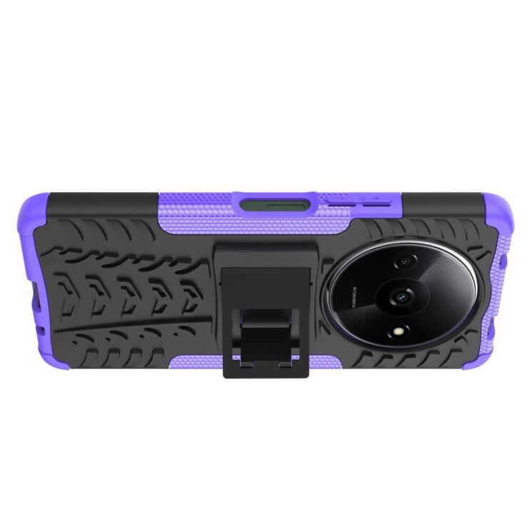 Защитный чехол UniCase Hybrid X для Xiaomi Redmi A3 - Purple: фото 3 из 15