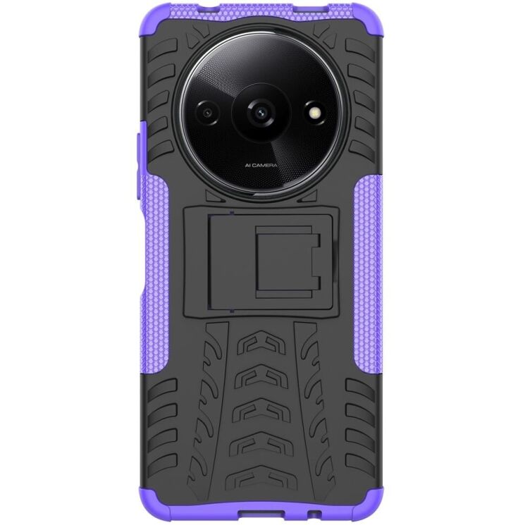 Защитный чехол UniCase Hybrid X для Xiaomi Redmi A3 - Purple: фото 5 из 15