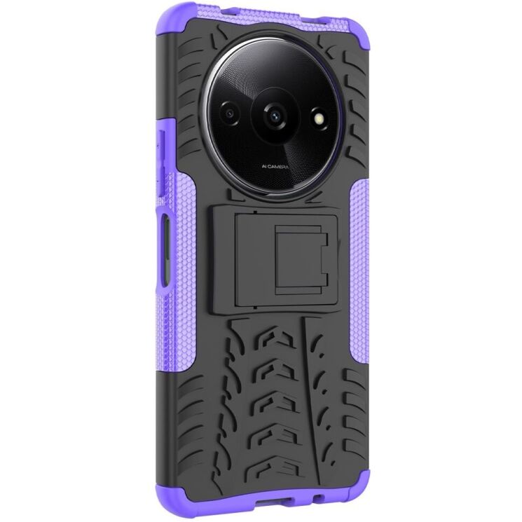 Защитный чехол UniCase Hybrid X для Xiaomi Redmi A3 - Purple: фото 6 из 15
