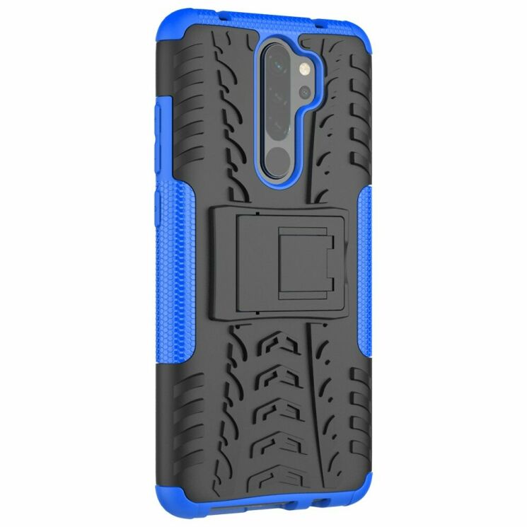 Защитный чехол UniCase Hybrid X для Xiaomi Redmi Note 8 Pro - Blue: фото 5 из 10