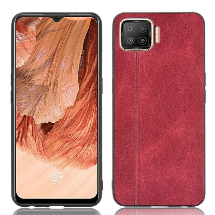 Захисний чохол UniCase Leather Series для OPPO A73 (2020) - Red: фото 1 з 10