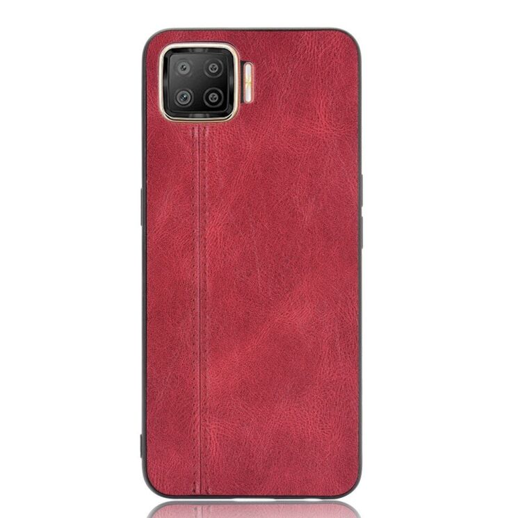 Захисний чохол UniCase Leather Series для OPPO A73 (2020) - Red: фото 2 з 10