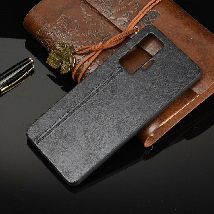 Защитный чехол UniCase Leather Series для VIVO X50 Pro - Black: фото 4 из 9