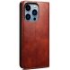 Защитный чехол UniCase Leather Wallet для Apple iPhone 15 Pro Max - Brown (329253Z). Фото 5 из 9
