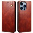 Защитный чехол UniCase Leather Wallet для Apple iPhone 15 Pro Max - Brown (329253Z)