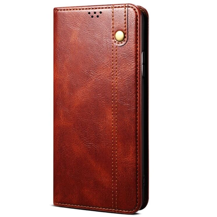 Защитный чехол UniCase Leather Wallet для Apple iPhone 15 Pro Max - Brown: фото 4 из 9