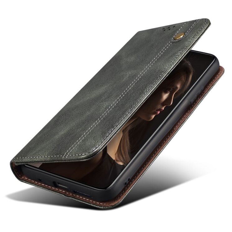 Захисний чохол UniCase Leather Wallet для Google Pixel 8 Pro - Green: фото 5 з 7