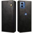 Защитный чехол UniCase Leather Wallet для Motorola Edge 50 Fusion - Black (354208B)