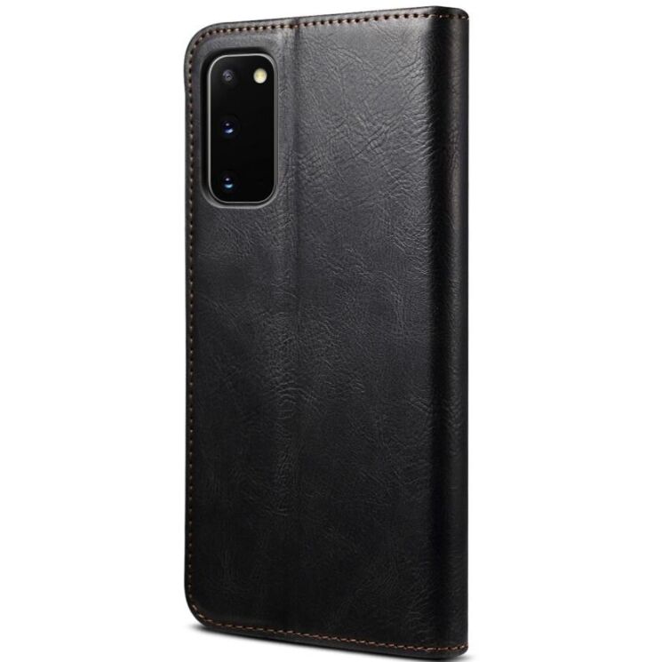 Защитный чехол UniCase Leather Wallet для Samsung Galaxy S20 FE (G780) - Black: фото 3 из 7