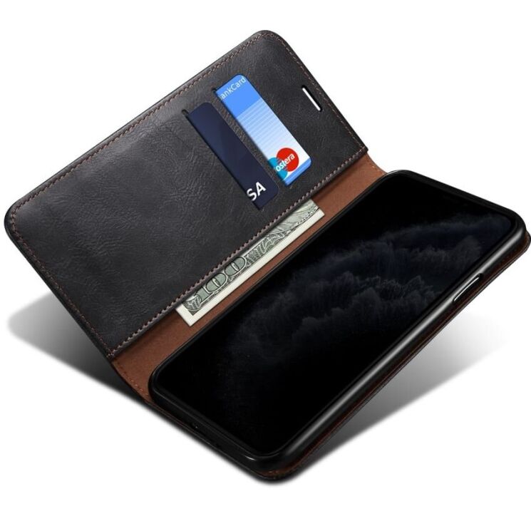 Защитный чехол UniCase Leather Wallet для Samsung Galaxy S20 FE (G780) - Black: фото 4 из 7