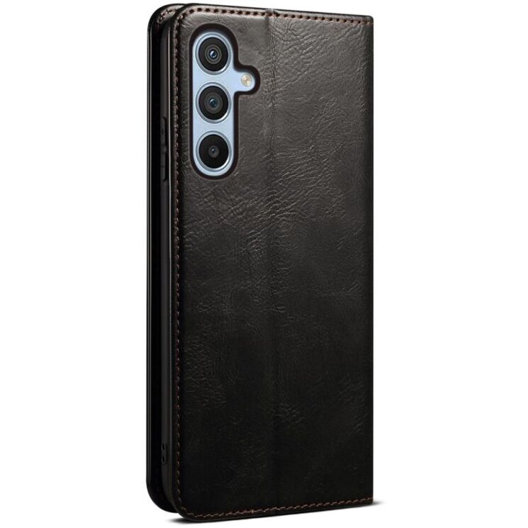 Защитный чехол UniCase Leather Wallet для Samsung Galaxy S25 Plus (S936) - Black: фото 6 из 7