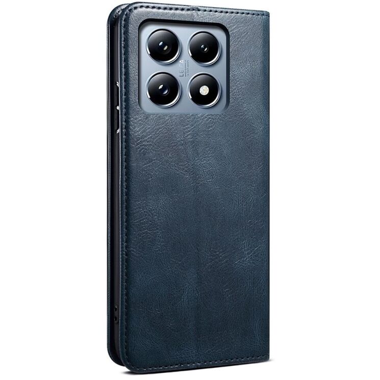 Защитный чехол UniCase Leather Wallet для Xiaomi 14T Pro - Blue: фото 6 из 6