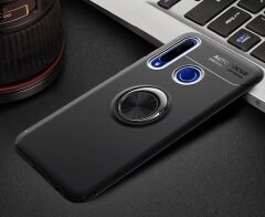 Захисний чохол UniCase Magnetic Ring для Huawei Honor 10i / Honor 20i / P Smart Plus 2019 - All Black: фото 1 з 10