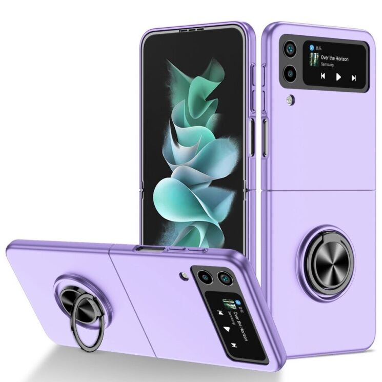 Защитный чехол UniCase Magnetic Ring (FF) для Samsung Galaxy Flip 4 - Purple: фото 1 из 9