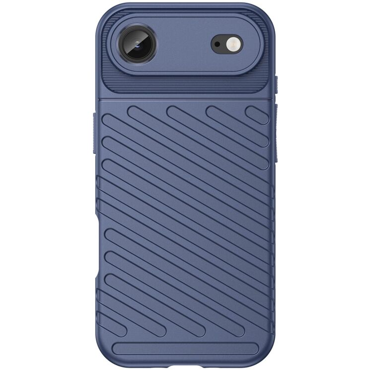 Захисний чохол UniCase Twill Soft для Apple iPhone 17 Air - Blue: фото 2 з 8