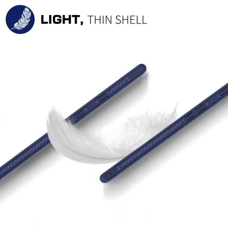 Защитный чехол UniCase Twill Soft для Google Pixel 4 - Blue: фото 5 из 8