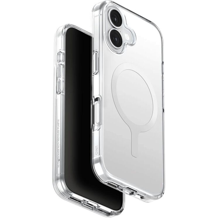 Защитный чехол UNIQ Clario MagSafe для iPhone 17 (UNIQ-IP6.3(2025)- CLARMLCLR) - Clear (407723C) Защитный чехол UNIQ Clario MagSafe для iPhone 17 (UNIQ-IP6.3(2025)- CLARMLCLR) - Clear: фото 1 из 1