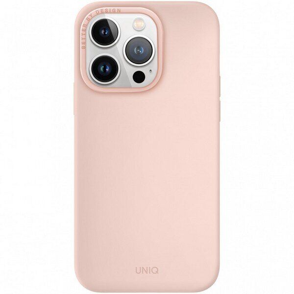 Защитный чехол UNIQ Lino Hue MagSafe для Apple iPhone 14 Pro Max - Pink: фото 2 из 5
