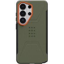 Защитный чехол URBAN ARMOR GEAR Civilian MagSafe для Samsung Galaxy S26 Ultra (S948) 214535117297 - Olive Drab / Orange: фото 1 из 12