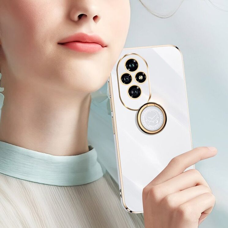 Захисний чохол XINLI Porcelain Magnetic для Honor 200 - White: фото 7 з 7