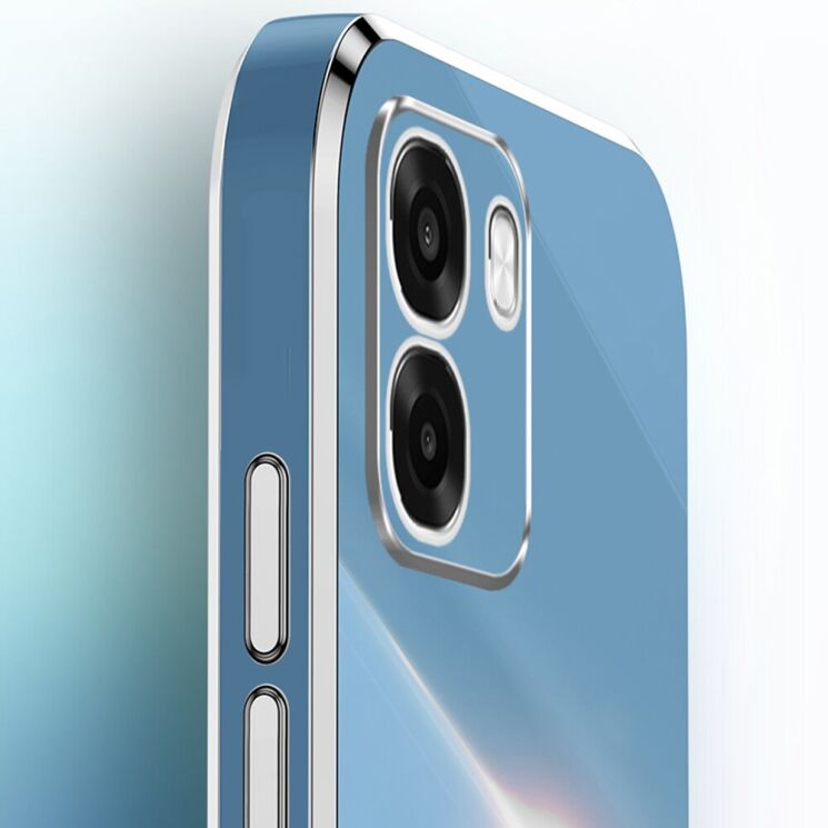 Защитный чехол XINLI Porcelain Ring для OPPO A6x - Cyan: фото 6 из 6