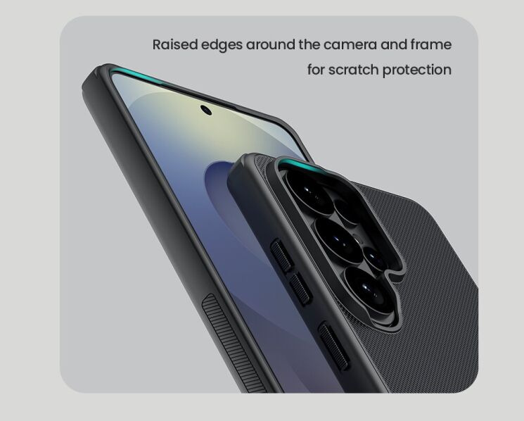 Захисний (PC+TPU) чохол NILLKIN Frosted Shield Pro Magnetic для Samsung Galaxy S26 Ultra - Black: фото 18 з 21