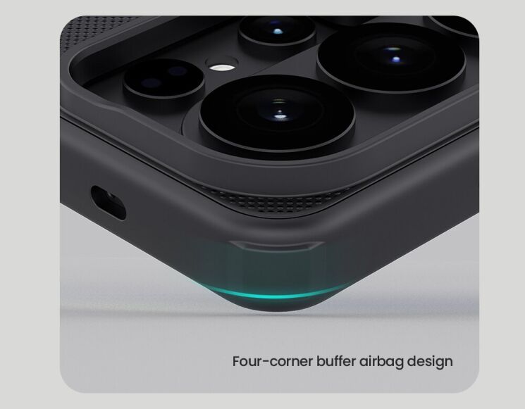 Захисний (PC+TPU) чохол NILLKIN Frosted Shield Pro Magnetic для Samsung Galaxy S26 Ultra - Black: фото 16 з 21