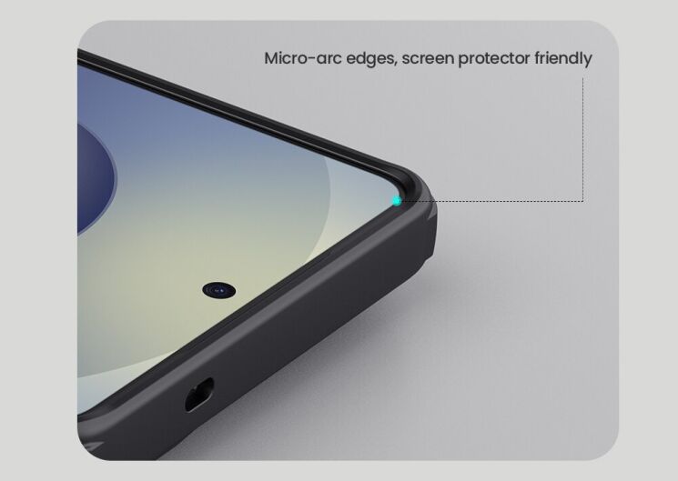 Захисний (PC+TPU) чохол NILLKIN Frosted Shield Pro Magnetic для Samsung Galaxy S26 Ultra - Black: фото 8 з 21